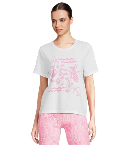 (取寄) リリー ピュリッツァー レディース ニット トップ Lilly Pulitzer women Barreto Knit Top Rousseau Pink Cool As Shell Lilly Pulitzer Women's Barreto Knit Top, Multi Pb Ocean Motifs